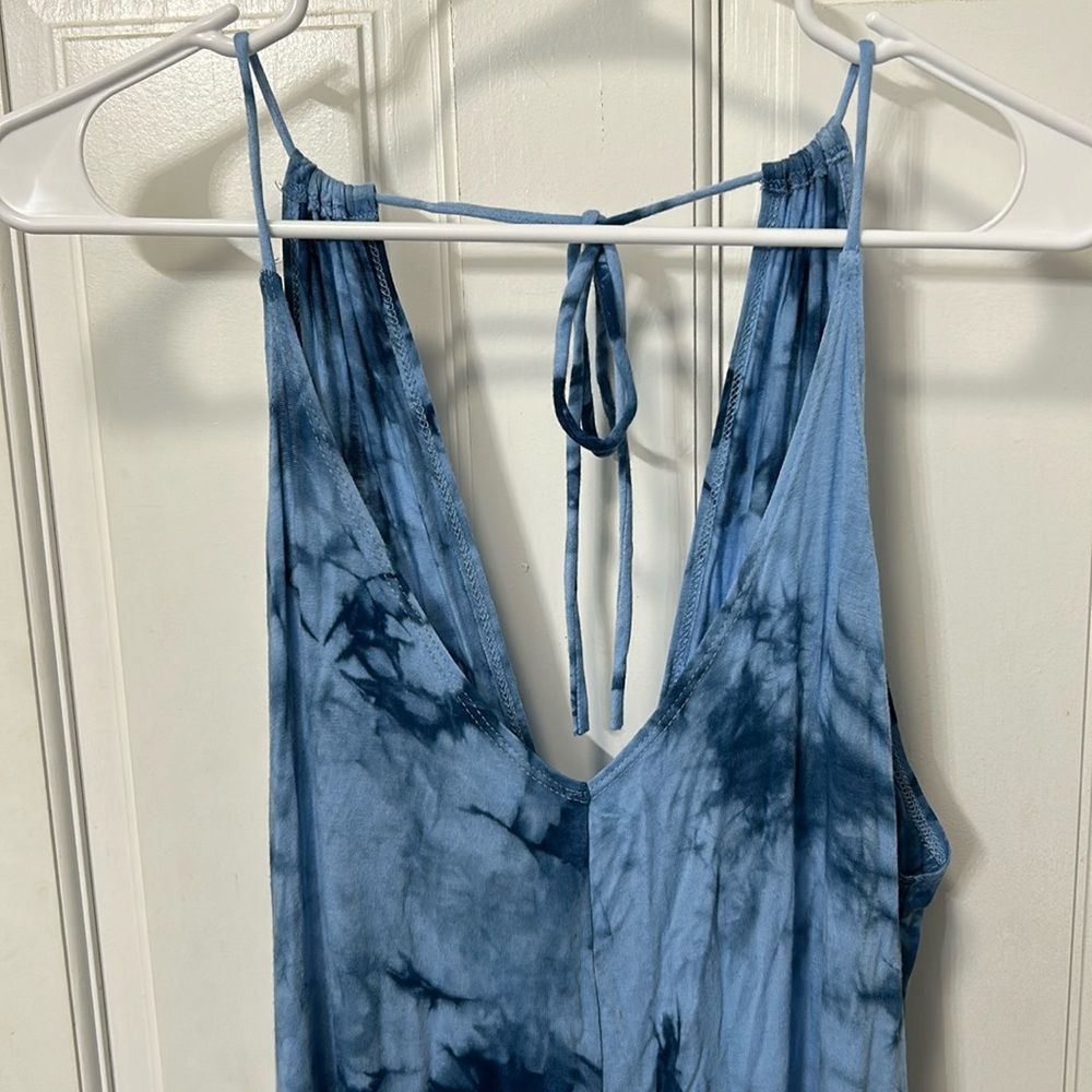 Shop Impressions jumpsuit size small halter tie